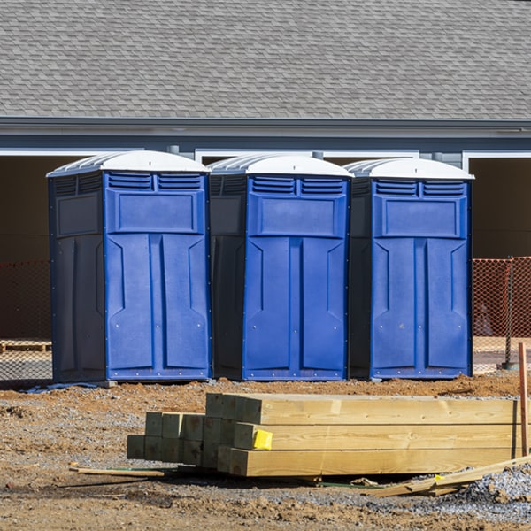 how can i report damages or issues with the portable restrooms during my rental period in Garland Tennessee